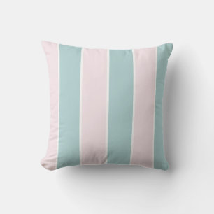 Soft Colour Vertical Stripe Pattern Design Cushion