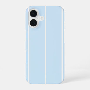 Soft Colour Vertical Stripe Pattern Design iPhone 16 Case