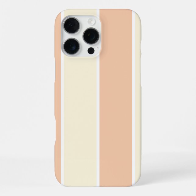 Soft Colour Vertical Stripe Pattern Design iPhone Case (Back)