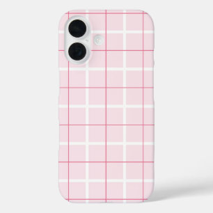 Soft Colour Vertical Stripe Pattern Point Design iPhone 16 Case
