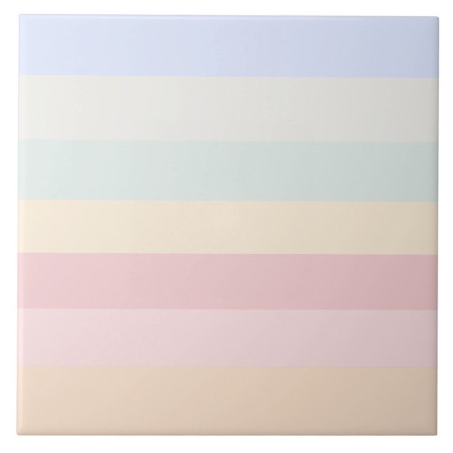 Soft Colours  Ceramic Tile (Front)