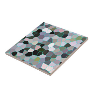 Soft Colours Honeycomb Mosaic Ceramic Tile - Moder