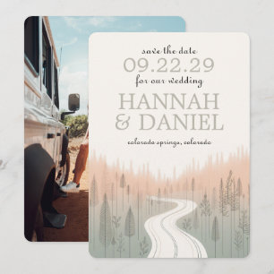 Soft Colours Trail Save The Date