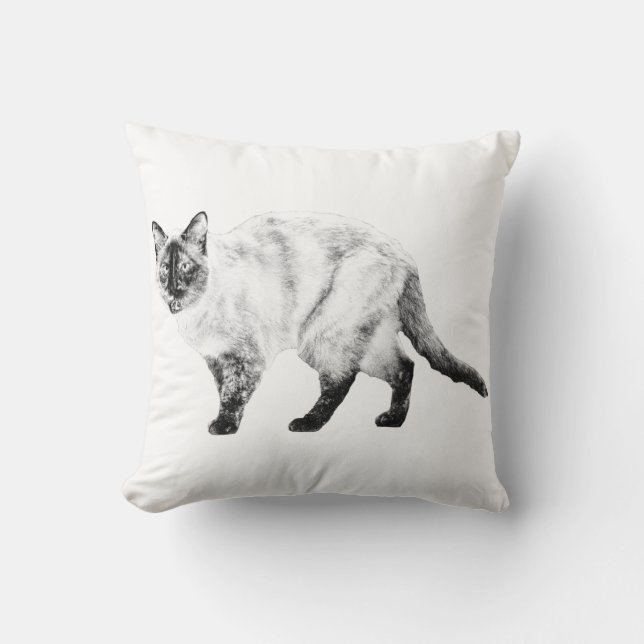 Soft Corners, Cozy Cat Pillow (Front)