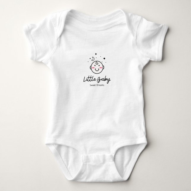Soft Cotton Baby Boy Bodysuit – Comfortable & Styl (Front)