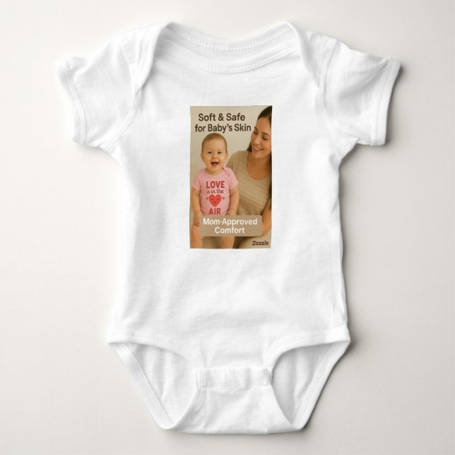 Soft Cotton Infant Bodysuit (Front)