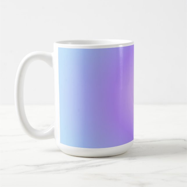 Soft Cotton Lavender Coffee Mug (Left)