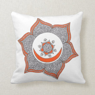 Soft cushion featuring the sacral chakra