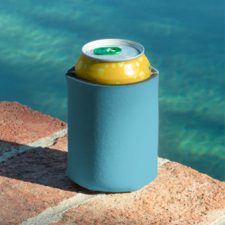 Soft Cyan Can Cooler