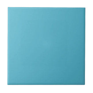 Soft Cyan Ceramic Tile
