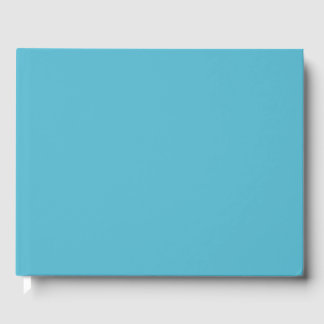 Soft Cyan Guest Book