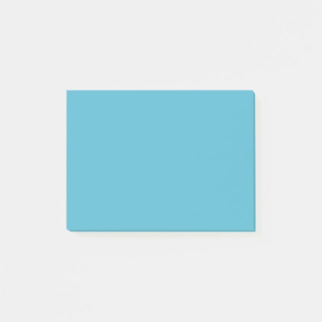 Soft Cyan Post-it Notes (Front)