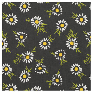 Soft Daisy Floral Pattern Fabric