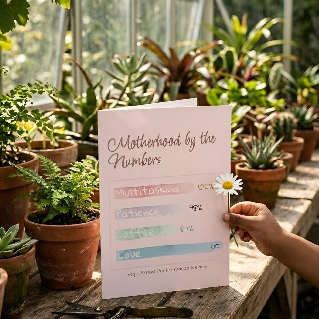 Soft Data | By the Numbers Mother's Day Folded Card (Creator Uploaded)