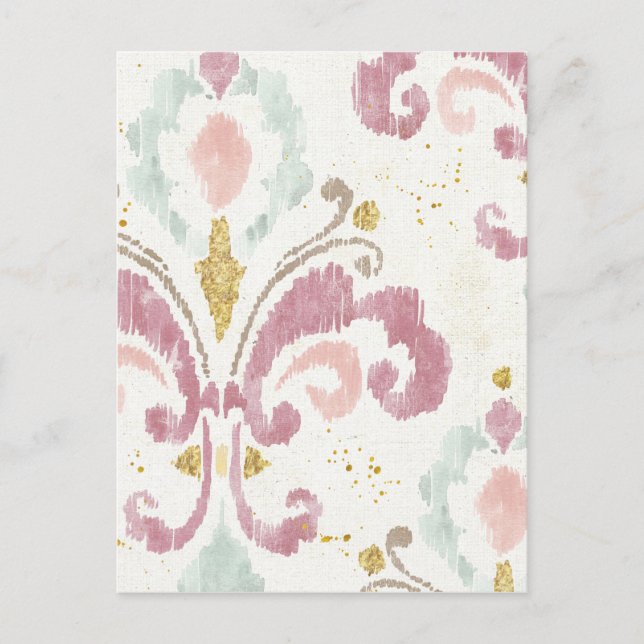 Soft Deco Pattern Postcard (Front)