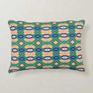 Soft Diamond & Oval Symmetry  Decorative Cushion