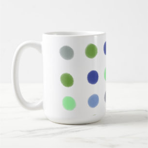Soft Dots  Original Contemporary Colour Pattern Coffee Mug
