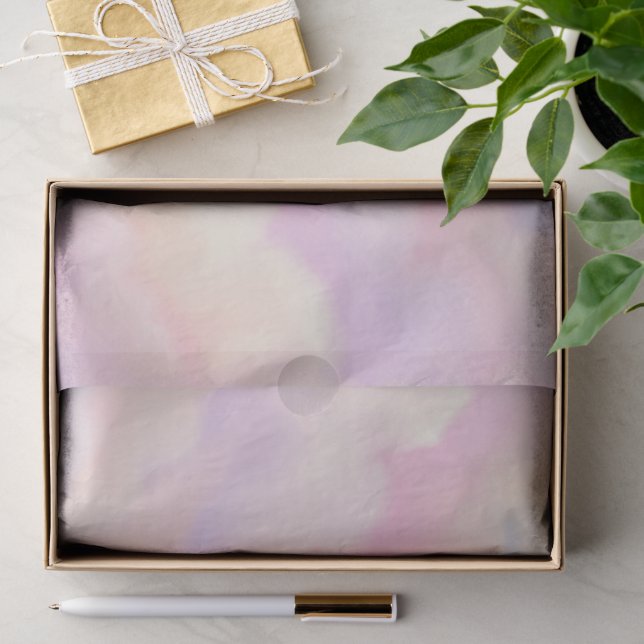 Soft Dreamy Elegance Sky Scene Pastel Clouds Light Tissue Paper (Gift)