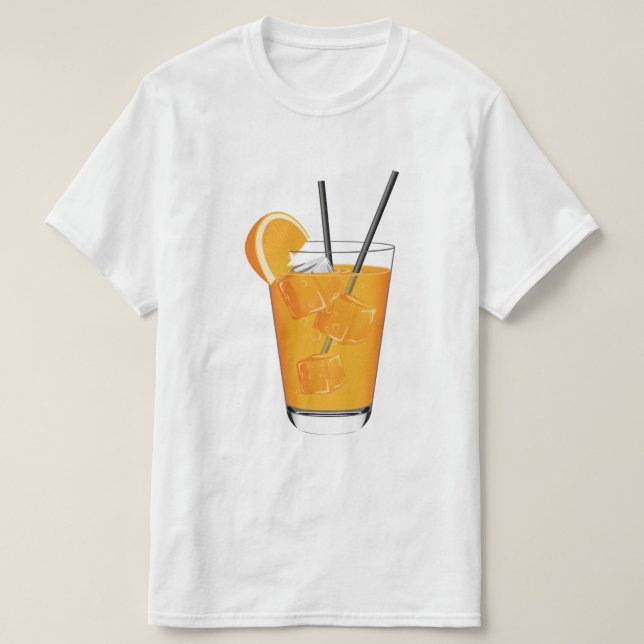 Soft Drink Orange Juice T- Shirt (Design Front)