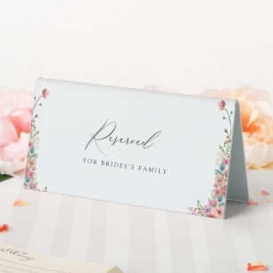 Soft Dusty Pink & Peach Watercolor Floral Wedding