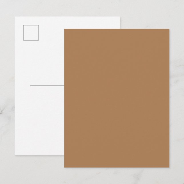 Soft Dusty Rose Pink Background – Wedding Announcement Postcard (Front/Back)