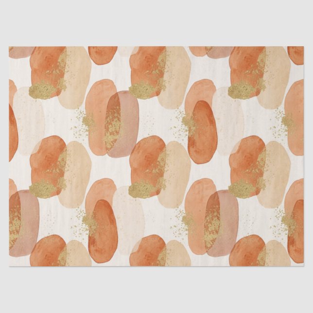 Soft Earthy Abstract (5) Tissue Paper (Front)