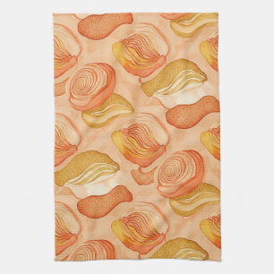 Soft Earthy Abstract (6) Tea Towel