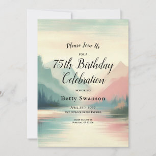 Soft Echoes of the Mountains Invitation