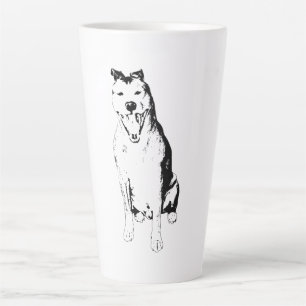 Soft Edged Silhouette Latte Mug