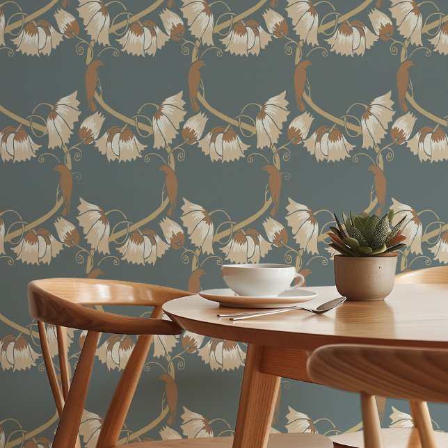 Soft Elegance Birds & Vines Wallpaper (Creator Uploaded)