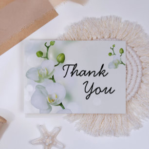 Soft Elegant Orchid Thank You Card