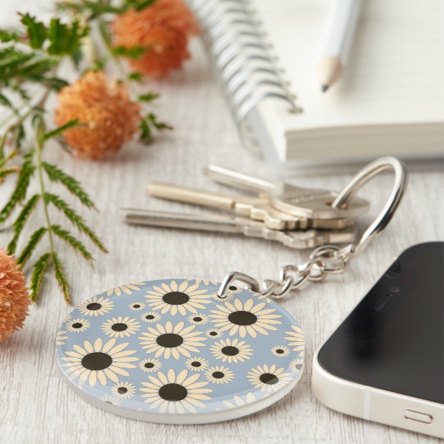 Soft Empress Florals Radiant Empress Key Ring (Front Right)