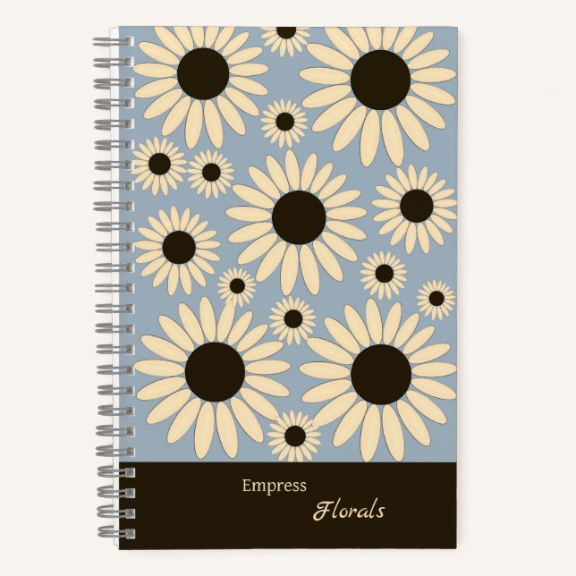  Soft Empress Florals Radiant Empress Notebook (Front)