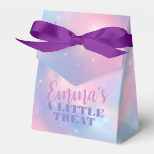 Soft Ethereal Pastel Cosmic Starry Night Galaxy Favour Box