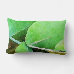 Soft Eucalypt Leaves Lumbar Cushion
