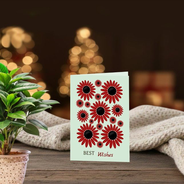 Soft Express Florals Velvet Birthday Card (Creator Uploaded)