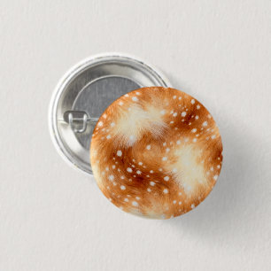Soft Fawn Fur Cozy Woodland 3 Cm Round Badge
