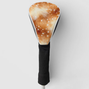 Soft Fawn Fur Cozy Woodland Golf Head Cover