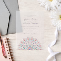 Soft Feather Dry Pampas Grass Mandala Wedding