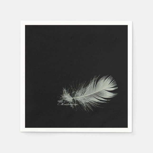 Soft Feather Elegance Napkin (Front)