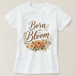 Soft Feminine Nature Inspired Women’s Graphic Tee