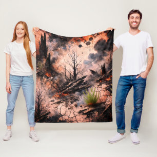 Soft Fleece Blanket – Unique Artistic Design