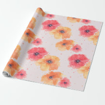 Soft Floral Blooms Boutique Wrapping Paper
