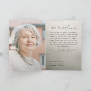 Soft Floral Condolence Card