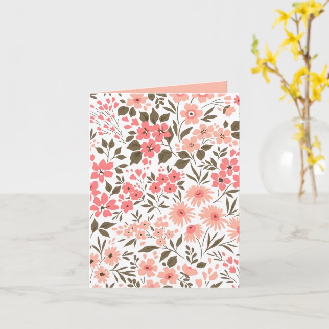 Soft Floral Dreams Card (Yellow Flower)