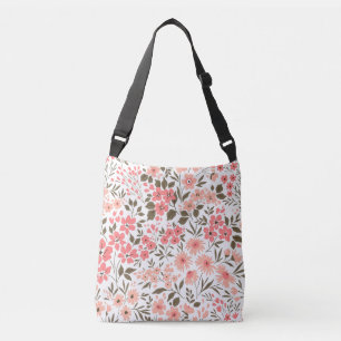 Soft Floral Dreams Crossbody Bag