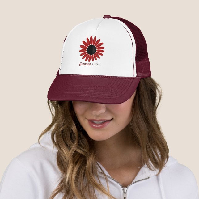 Soft Floral Empress Collection Trucker Hat (In Situ)