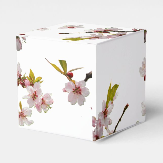 Soft Floral Favour Boxes (Front Side)