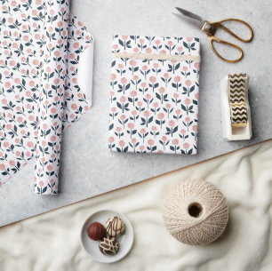 Soft Floral Garden Wrapping Paper
