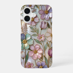 Soft Floral iPhone Case Pastel Flower Design